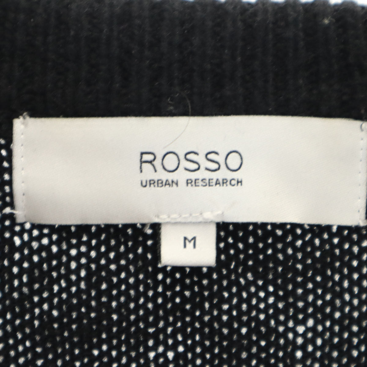 ROSSO URBAN RESEARCH ロッソ アーバンリサーチ 長袖 セーター M ブラック ニット メンズ