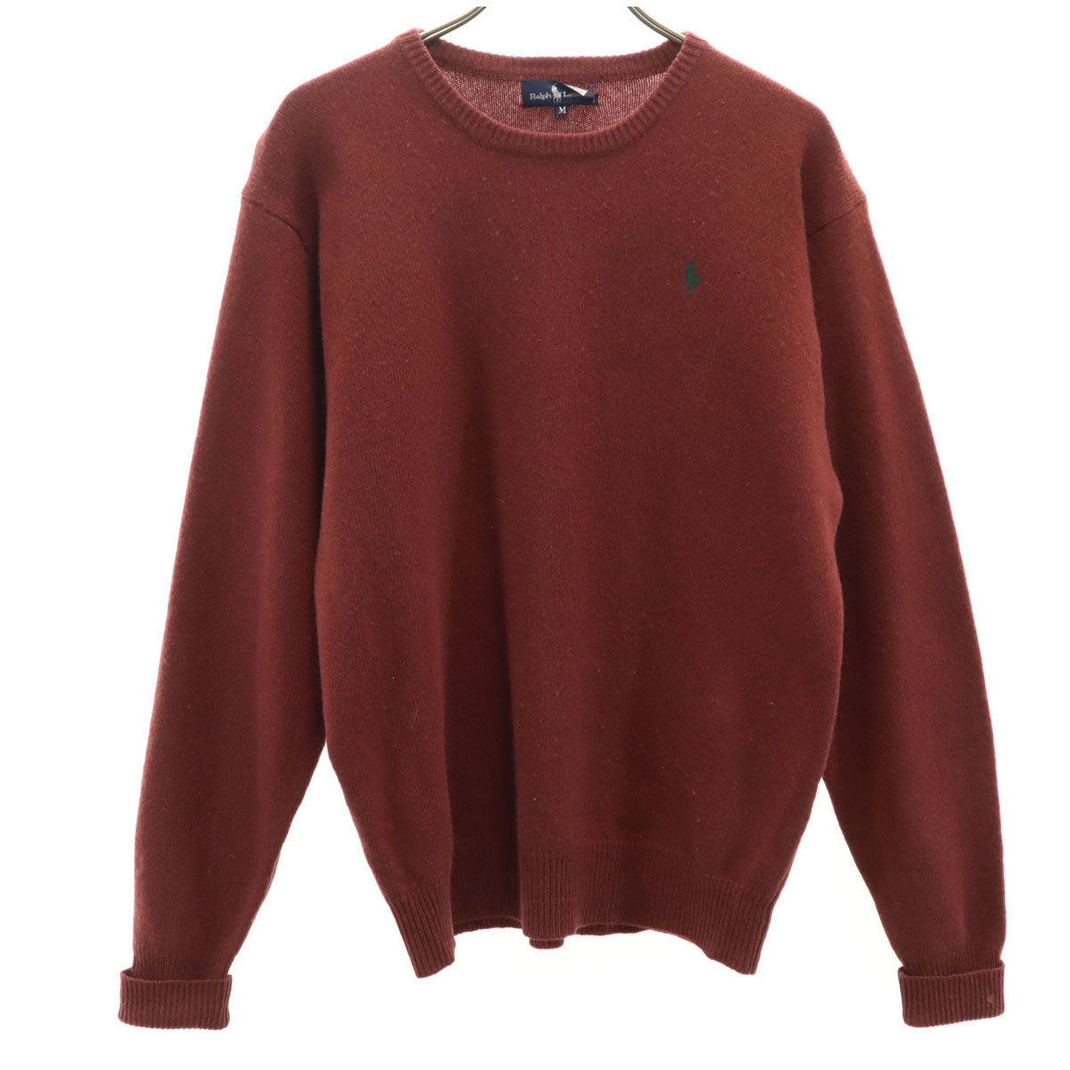 RALPH LAUREN ラルフローレン 長袖 セーター M ワインレッド ニット レディース