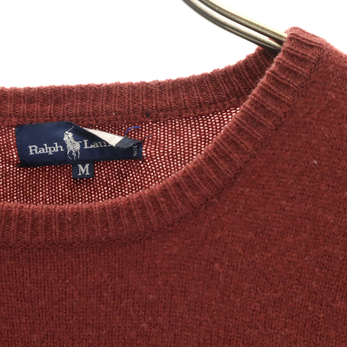 RALPH LAUREN ラルフローレン 長袖 セーター M ワインレッド ニット レディース