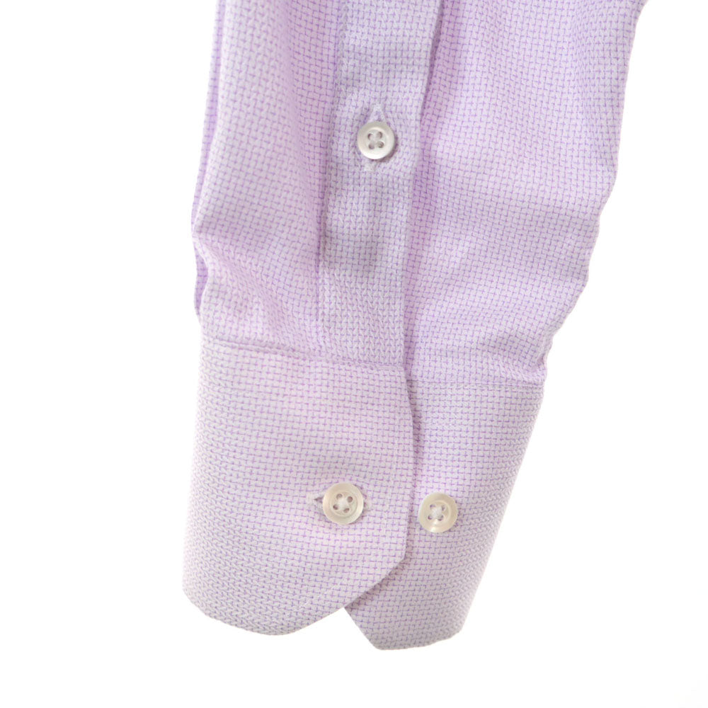 Emporio Armani エンポリオアルマーニ 長袖 コットンシャツ 41 パープル メンズ