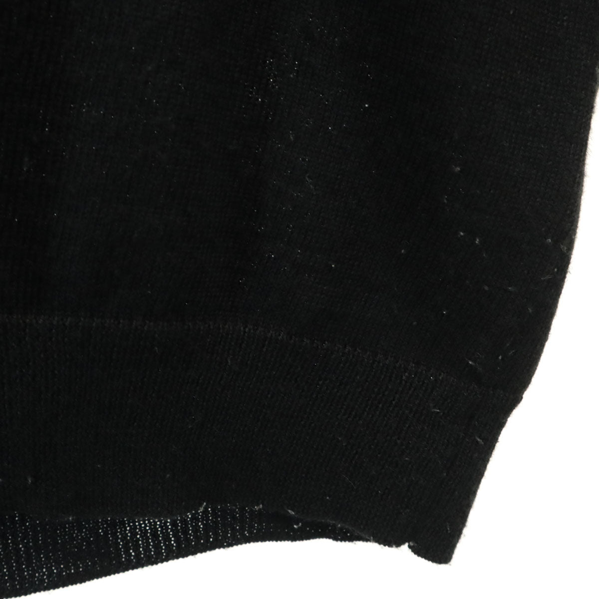 nano universe ナノユニバース 長袖 ニット ブラック セーター メンズ