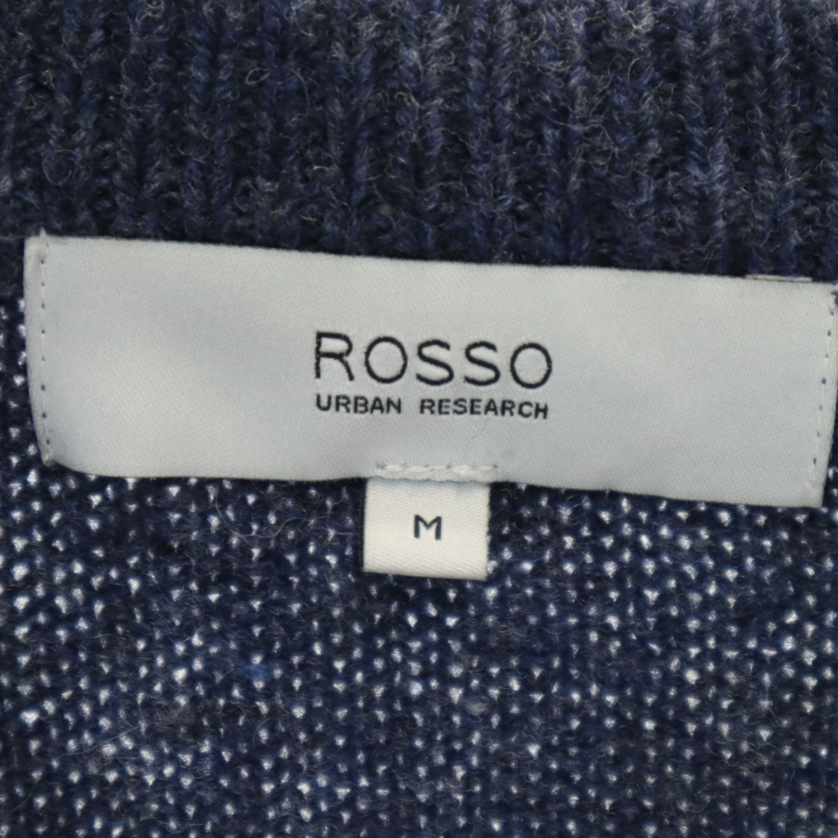 ROSSO ロッソ 長袖 ニット M ブルー系 URBANRESEARCH セータ レディース