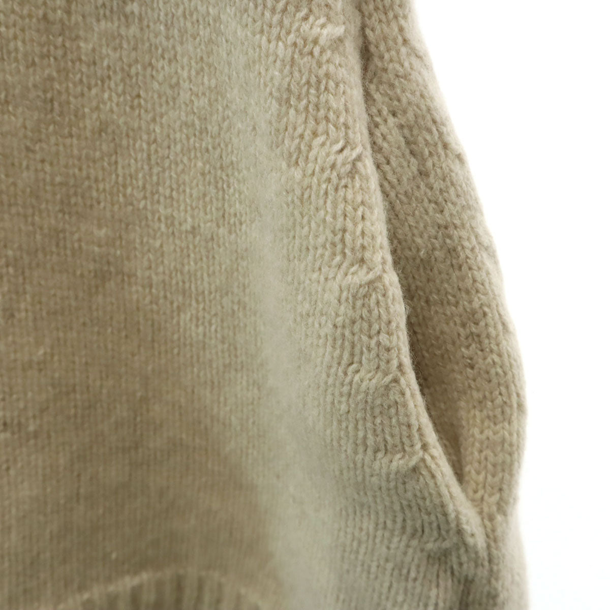 suzuki takayuki スズキタカユキ 日本製 ウール カシミヤブレンド 長袖 ニット ベージュ系 セーター レディース