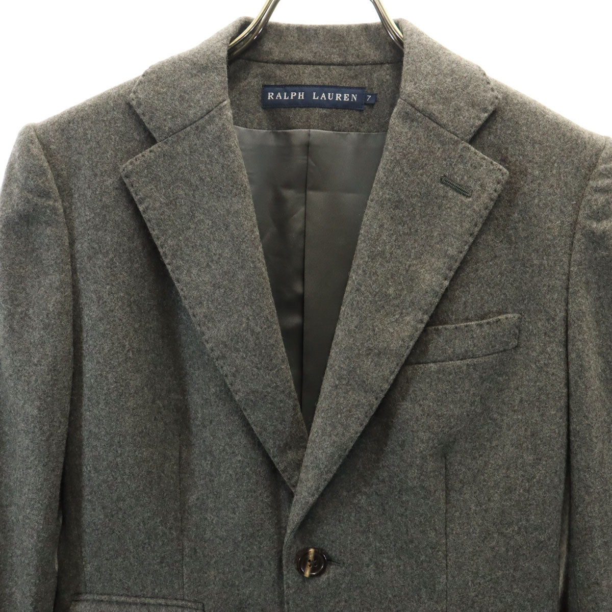 RALPH LAUREN ラルフローレン ウールブレンド テーラードジャケット 7 グレー キッズ