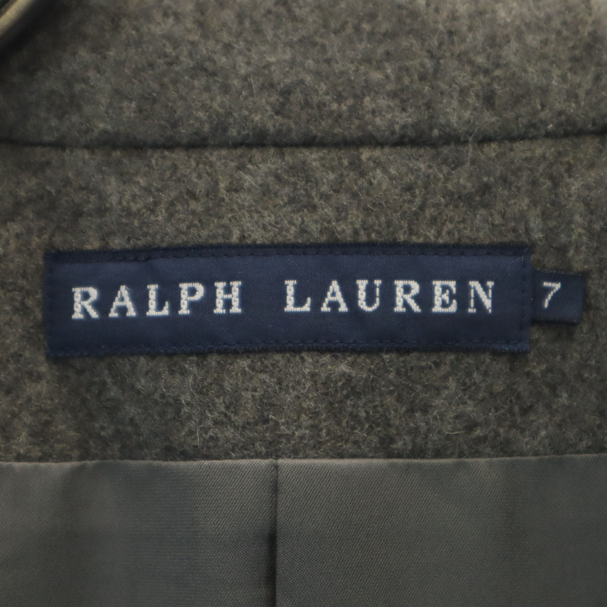 RALPH LAUREN ラルフローレン ウールブレンド テーラードジャケット 7 グレー キッズ