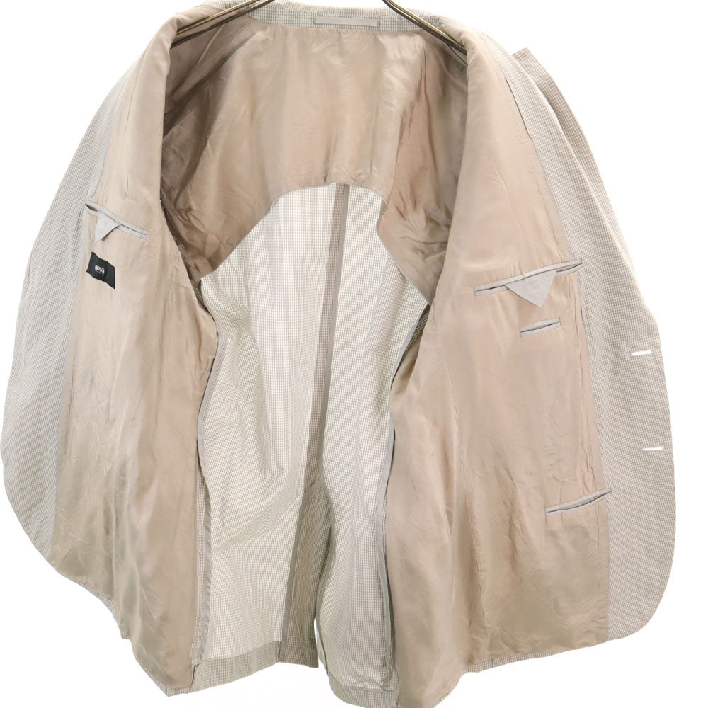 BOSS HUGO BOSS ボスヒューゴボス トルコ製 テーラードジャケット 52 グレー メンズ