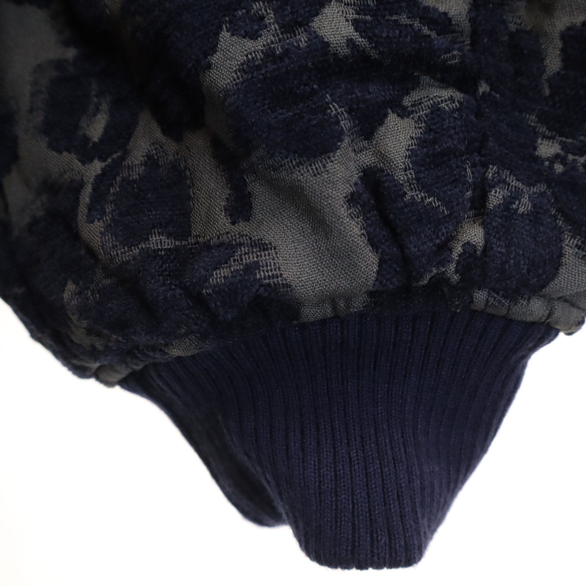 MAISON SPECIAL メゾンスペシャル 総柄 2WAY フラワージャガード ブルゾン F ネイビー系 メンズ