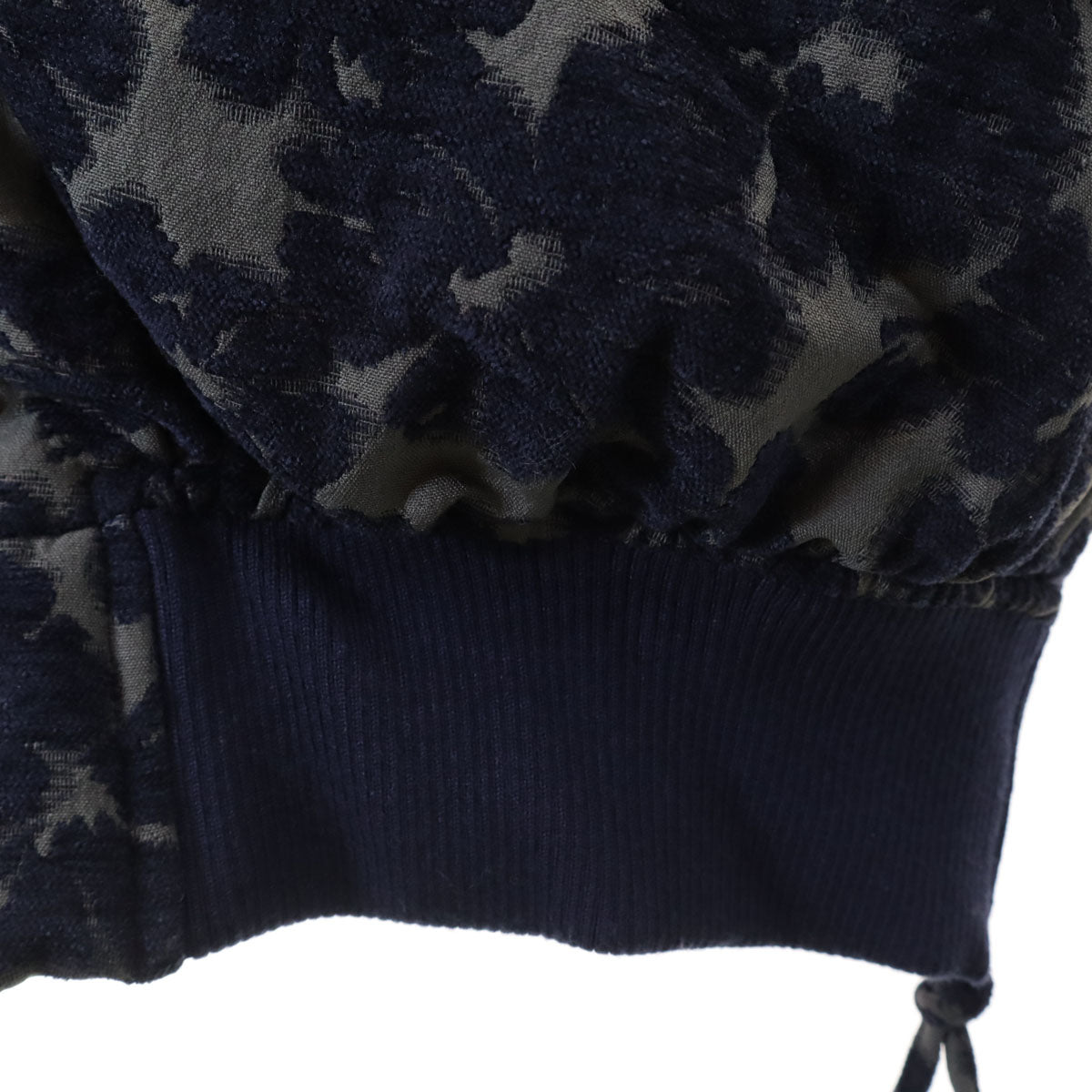 MAISON SPECIAL メゾンスペシャル 総柄 2WAY フラワージャガード ブルゾン F ネイビー系 メンズ