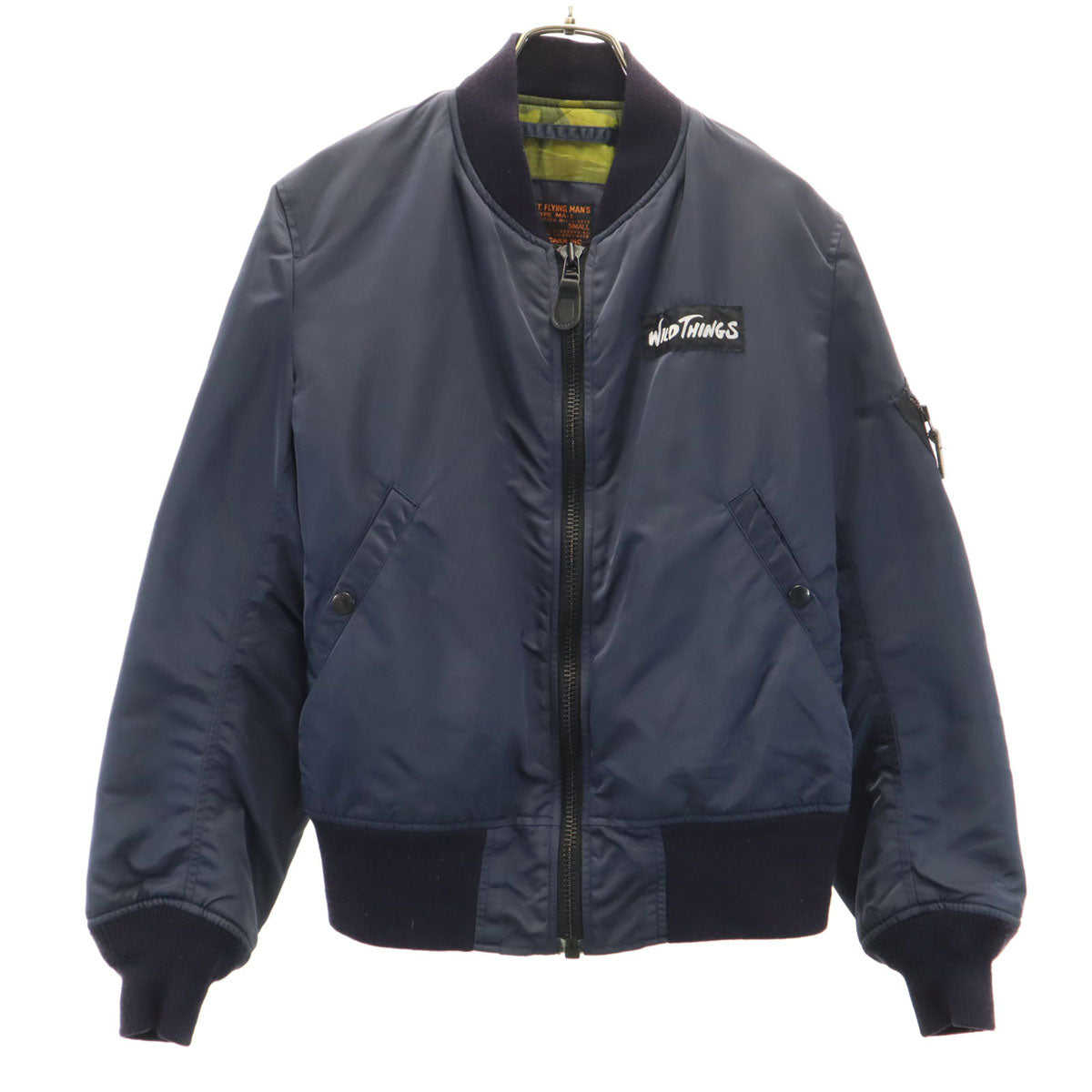 WILDTHINGS ワイルドシングス MA-1 フライトジャケット S ネイビー メンズ