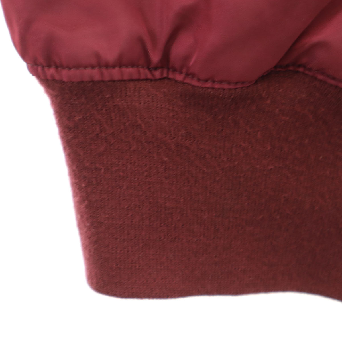 90s USA製 オールド MA-1 フライトジャケット M ワインレッド 中綿 IDEALジップ メンズ