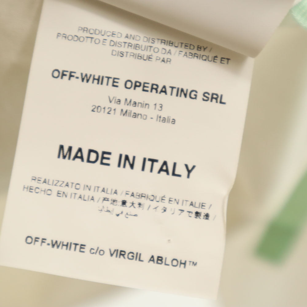 OFF-WHITE オフホワイト イタリア製 長袖 カットソー M ホワイト メンズ