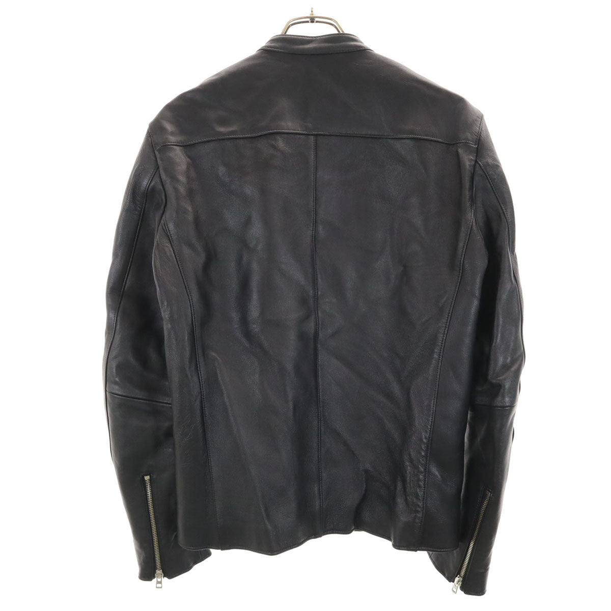 LIDNM リドム 日本製 羊革 ライダースジャケット L ブラック シングル ラムレザー メンズ