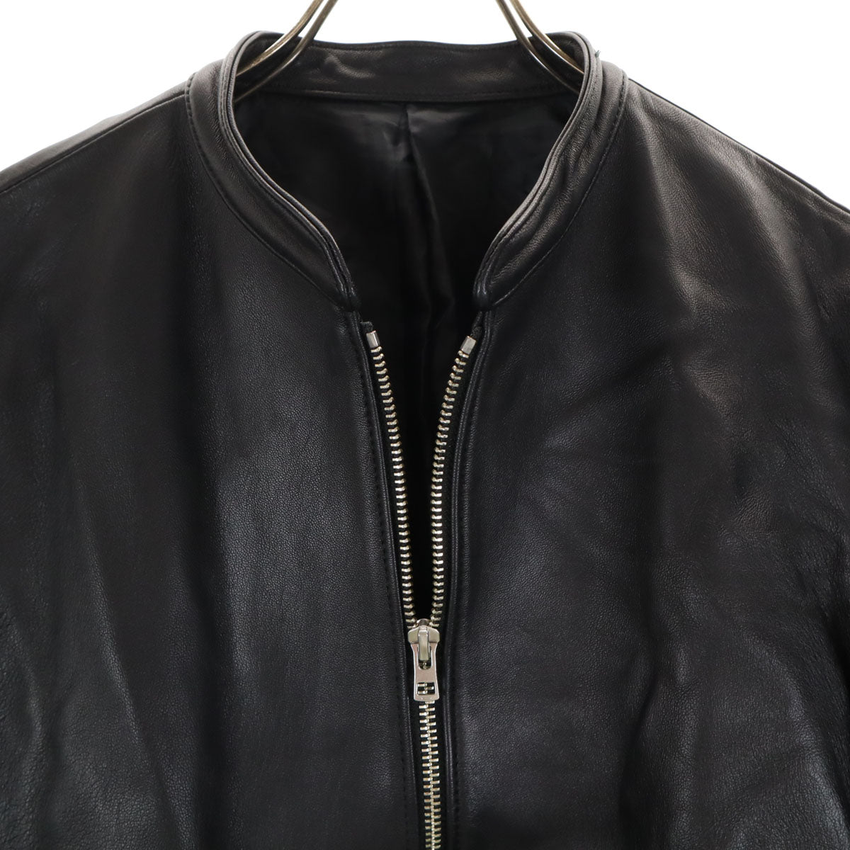 LIDNM リドム 日本製 羊革 ライダースジャケット L ブラック シングル ラムレザー メンズ