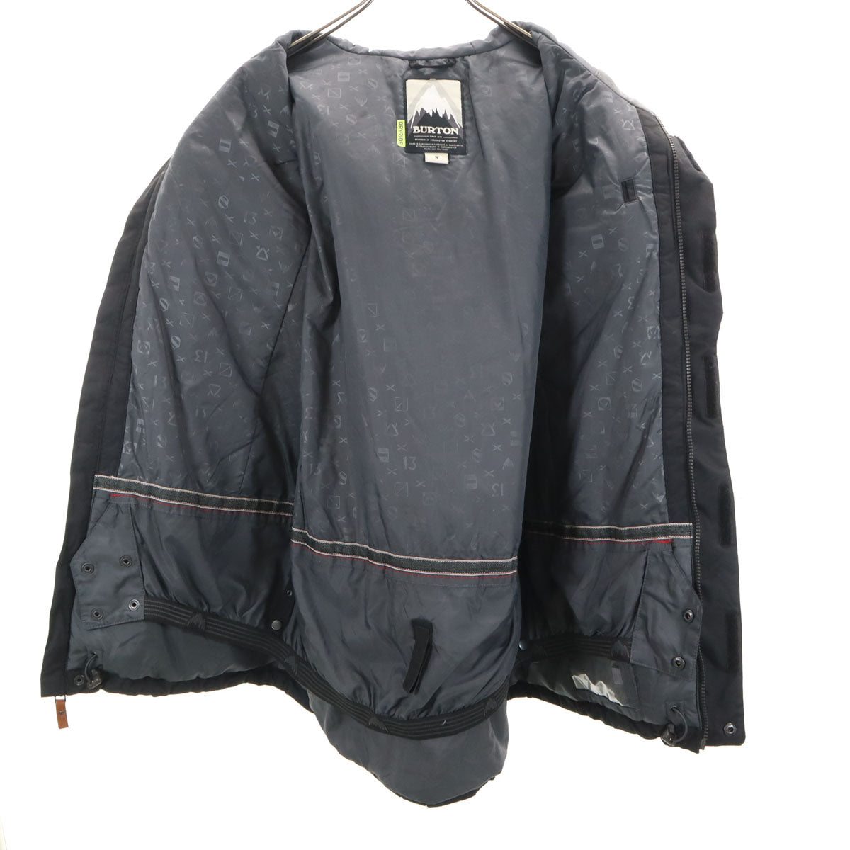 BURTON バートン スノーボード 中綿ジャケット S ブラック メンズ