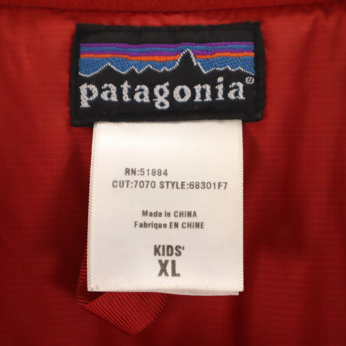 patagonia パタゴニア ダウンジャケット XL オレンジ 68301F7 アウトドア キッズ
