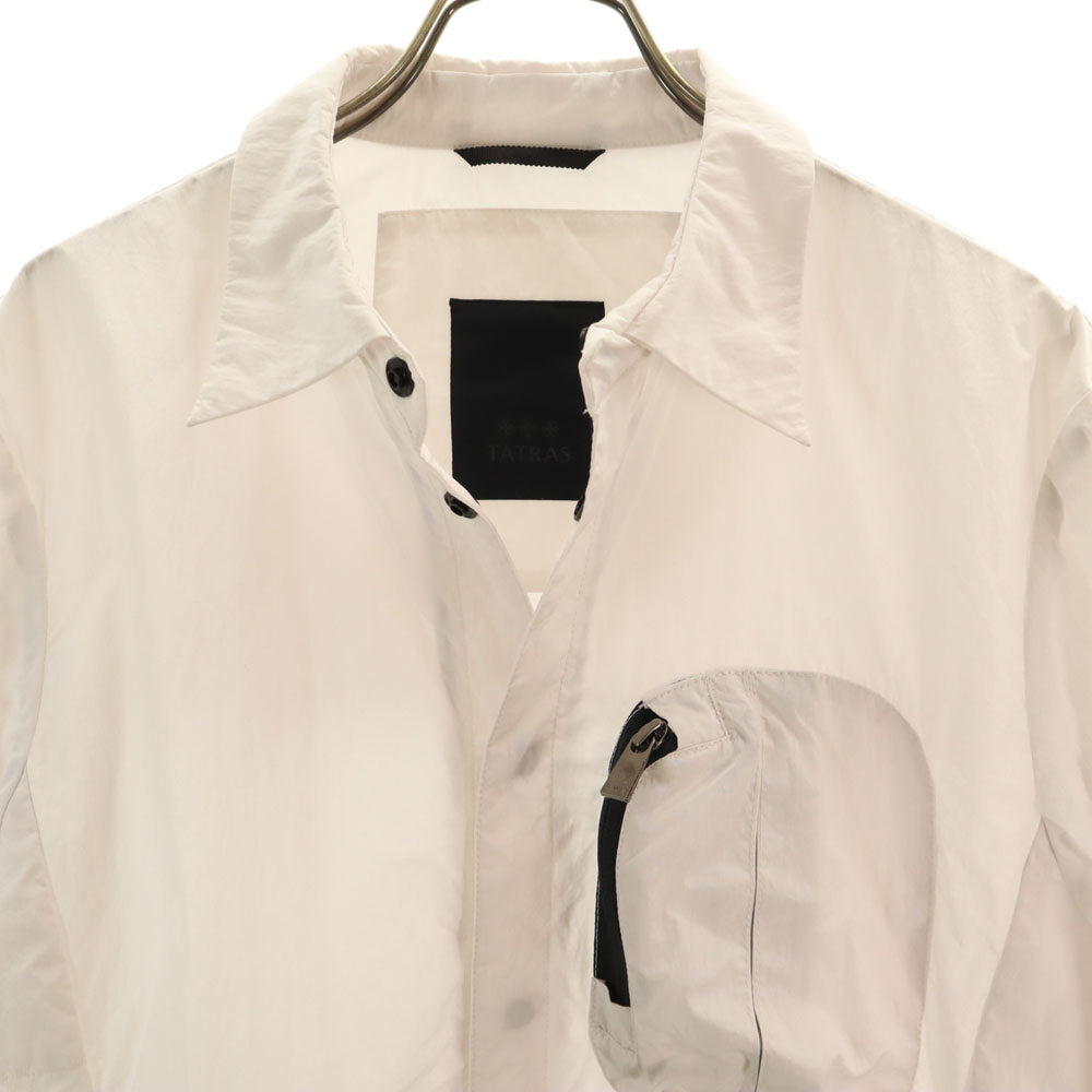 TATRAS タトラス ポーランド製 長袖 シャツ型 ブルゾン 3 ホワイト MTK20S4229 メンズ