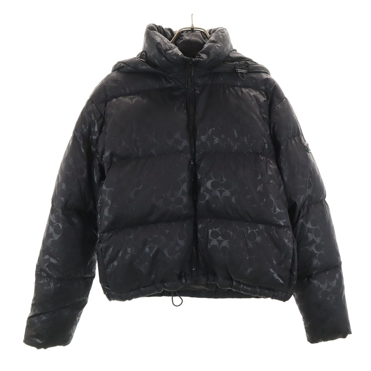 COACH コーチ シグネチャー ダウンジャケット S ブラック F79789 レディース