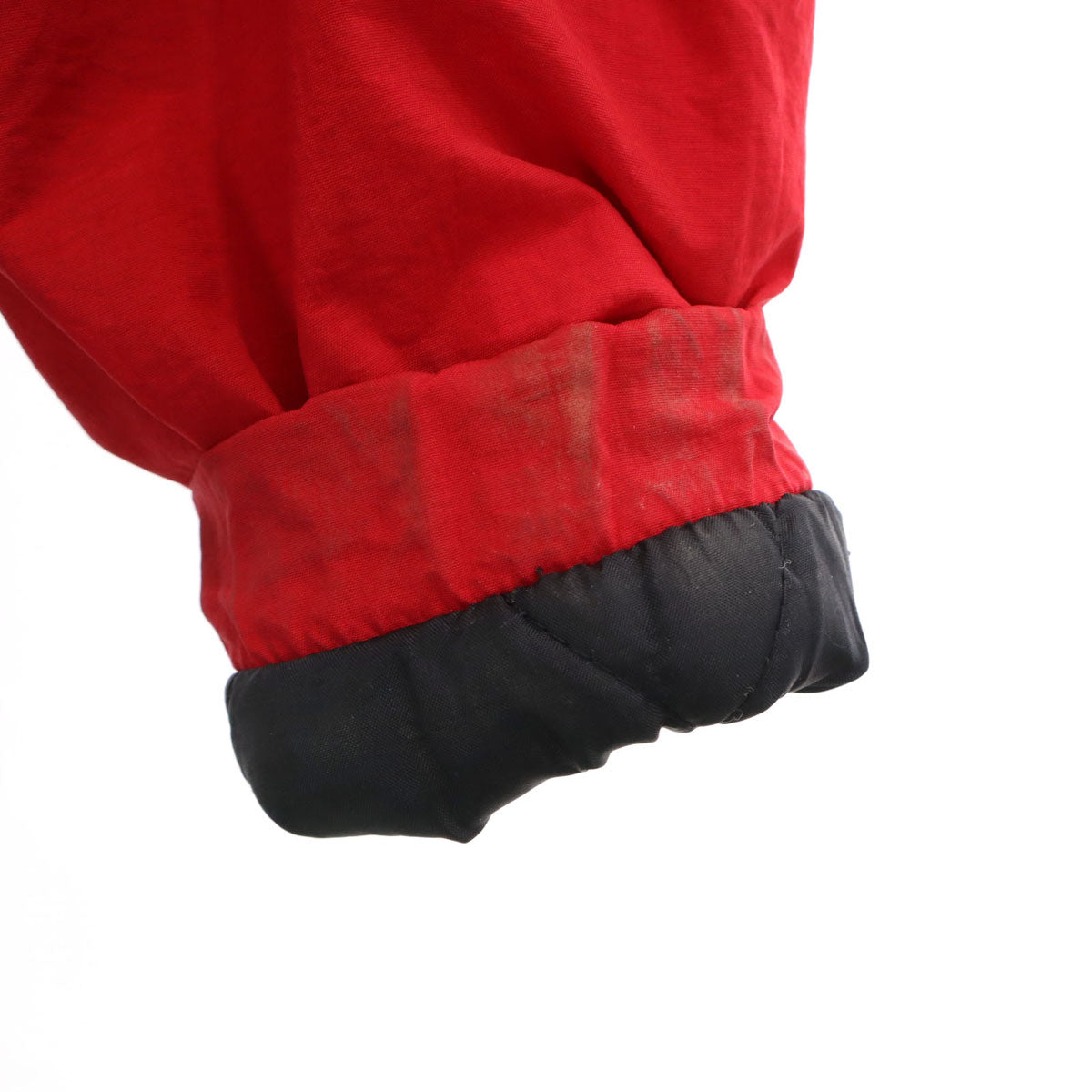 STARTER スターター 90s オールド NBA シカゴ・ブルズ ハーフジップ ナイロンジャケット L レッド プルオーバー 中綿 Chicago Bulls メンズ