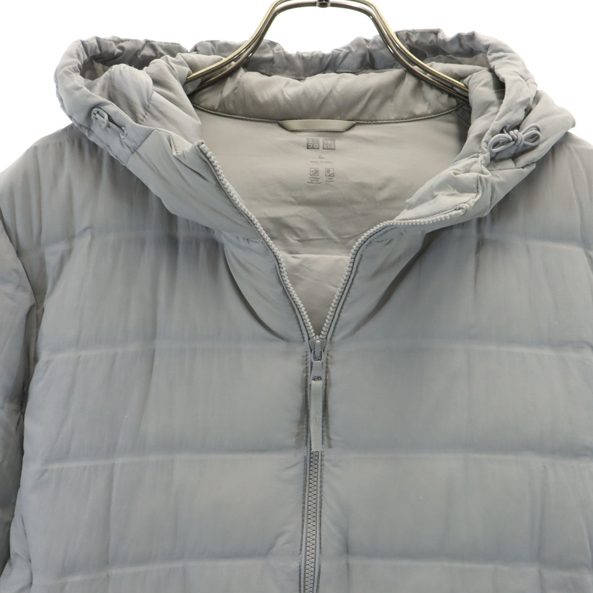 UNIQLO ユニクロ シームレス ウルトラライト ダウンパーカー XL グレー レディース