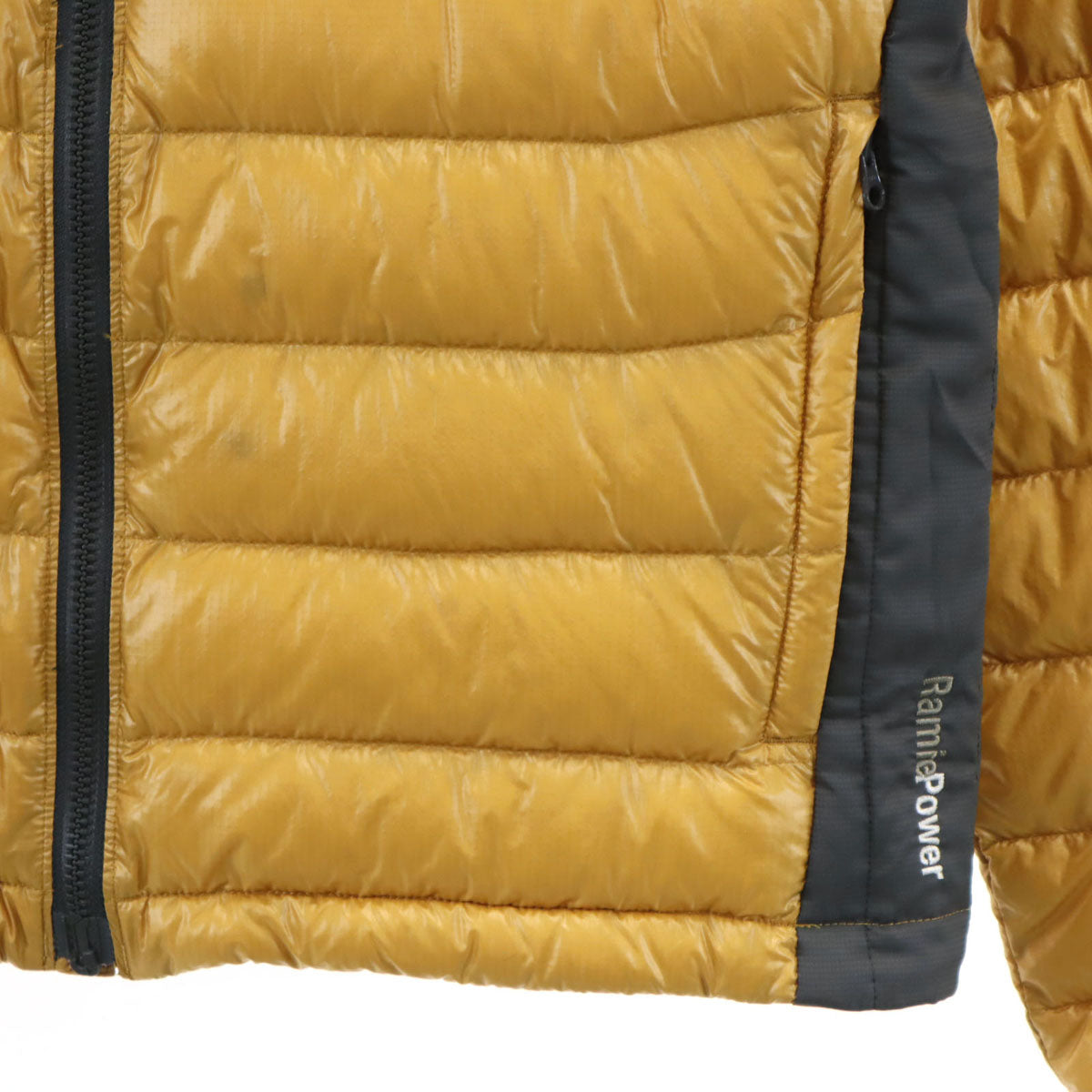 Eddie Bauer エディバウアー ダウンジャケット S イエロー アウトドア EB800 FILL POWER メンズ