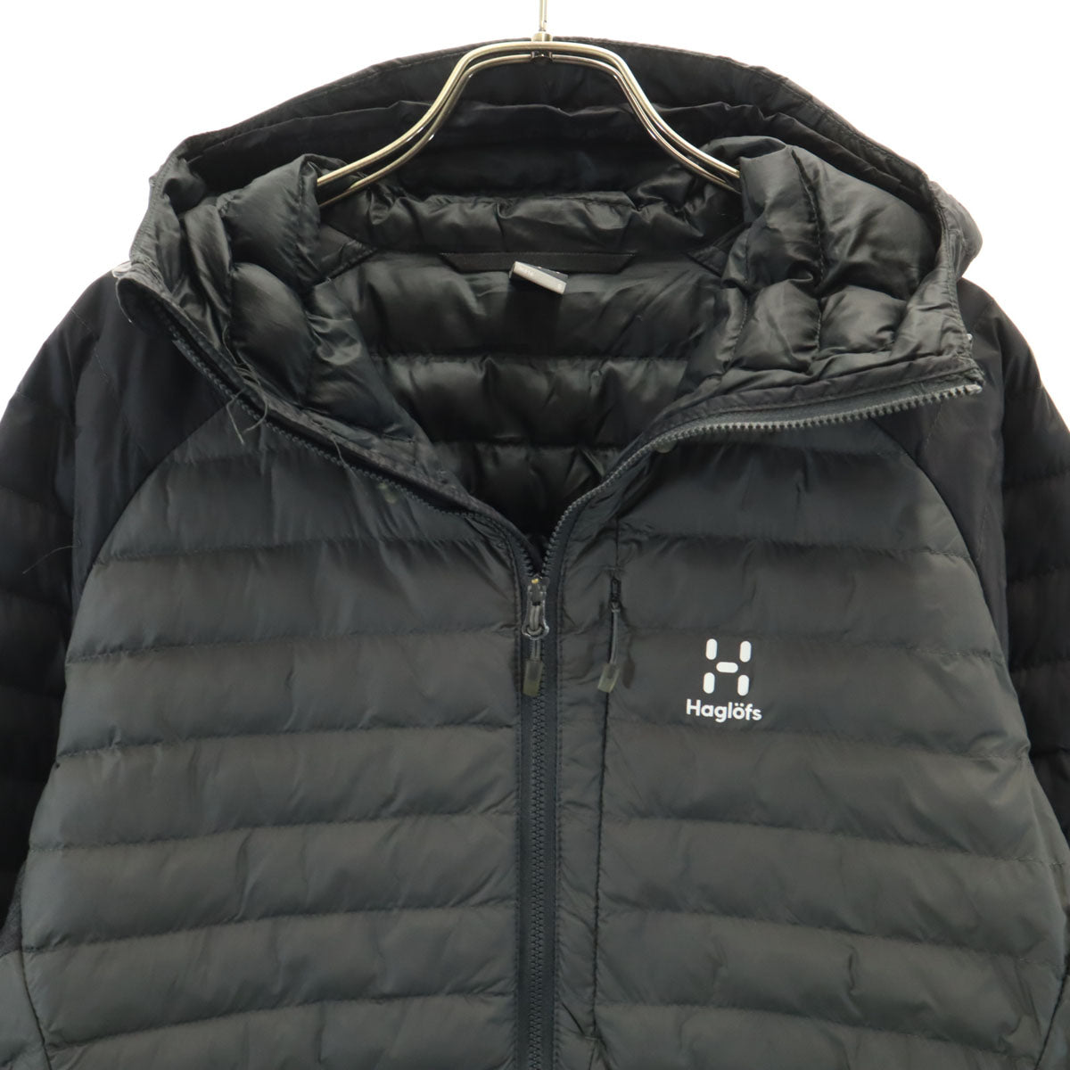 HAGLOFS ホグロフス エッセンス ミミック フード ナイロンジャケット S グレー系 アウトドア メンズ