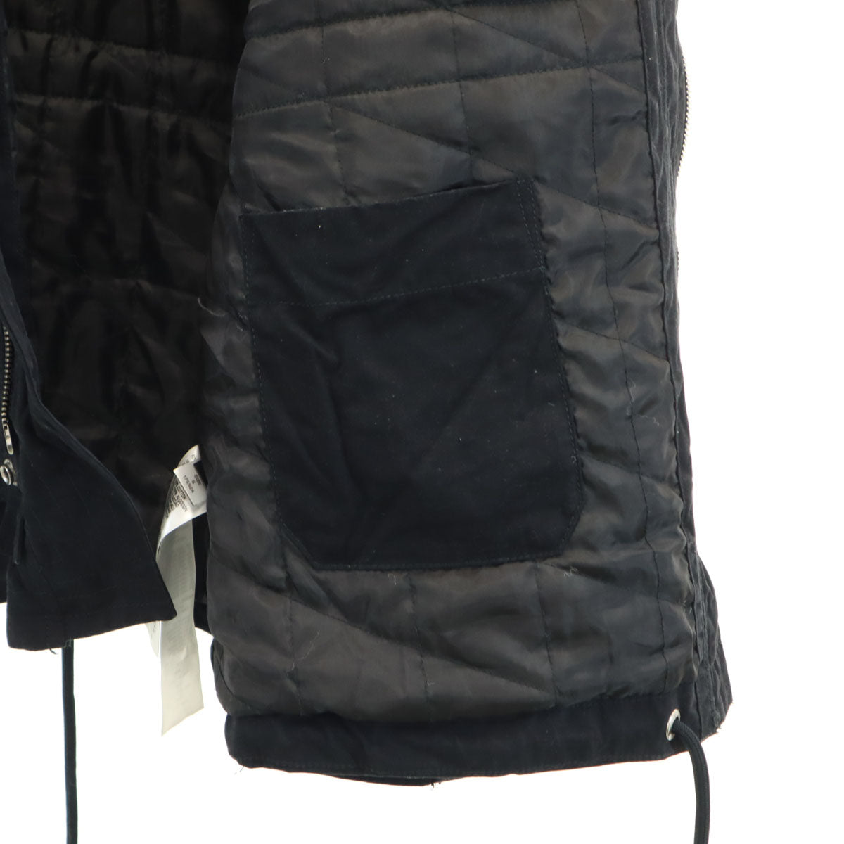 DIESEL ディーゼル ミリタリージャケット S ブラック メンズ