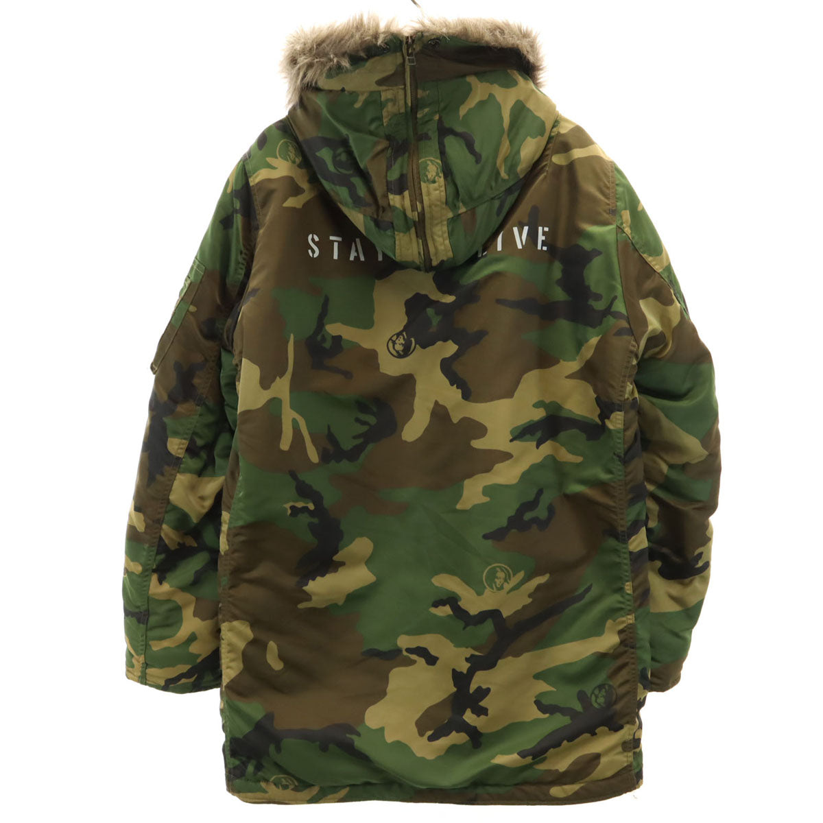 ヒステリックグラマー タイガーカモ 中綿コート HYSTERIC GLAMOUR ヒステリックグラマー 日本製 カモフラ 中綿