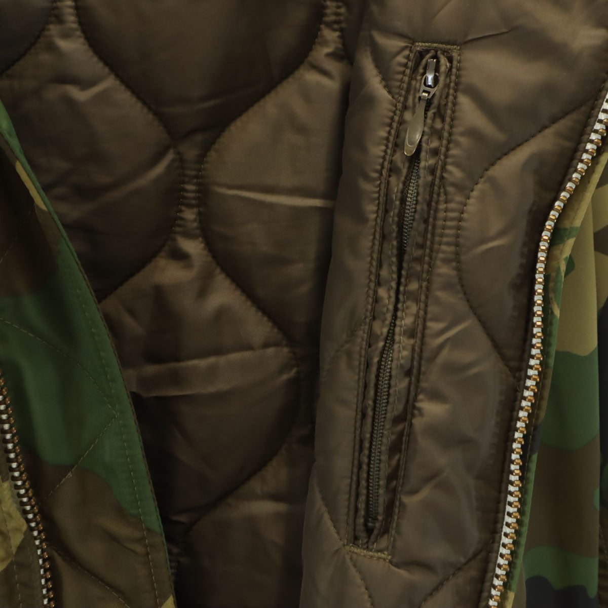 HYSTERIC GLAMOUR ヒステリックグラマー 日本製 カモフラ 中綿ジャケット M カーキ メンズ