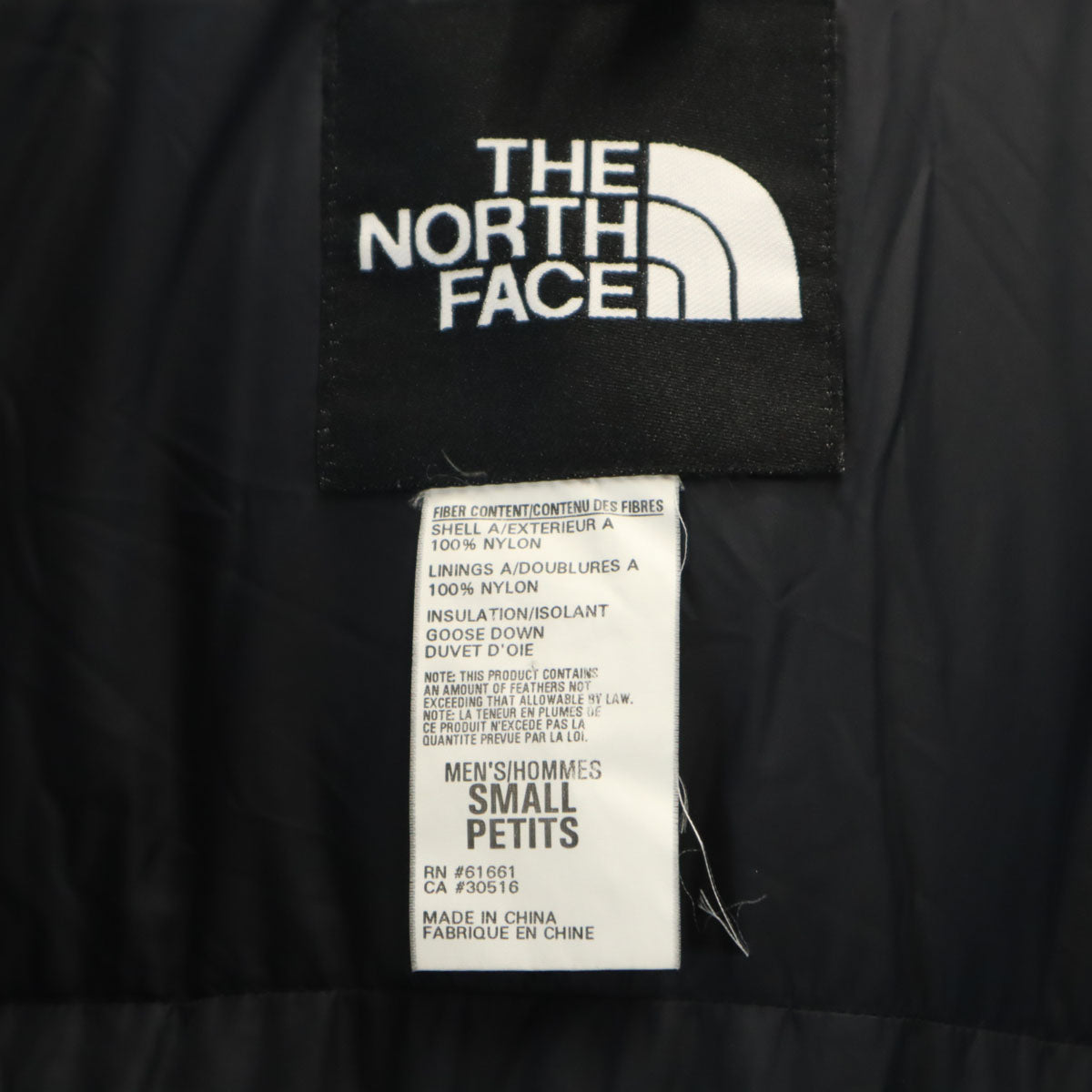 THE NORTH FACE ザノースフェイス ダウンジャケット S ブラック アウトドア メンズ