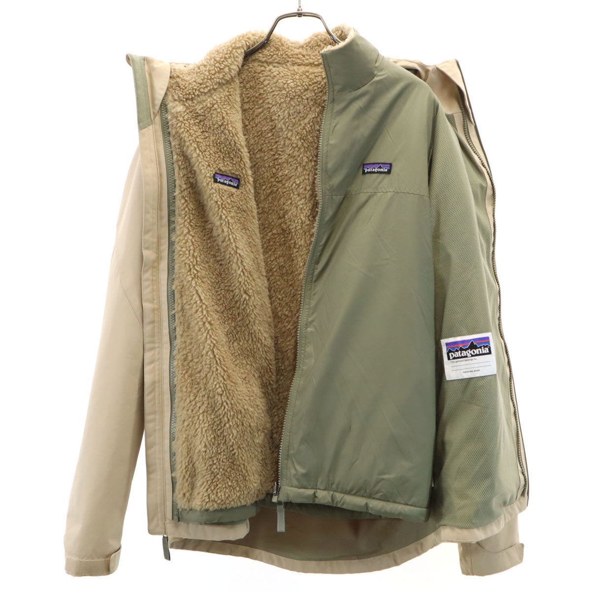 patagonia パタゴニア フォーインワン エブリデー ジャケット XXL16-18 ベージュ系 68035 4WAY アウトドア キッズ