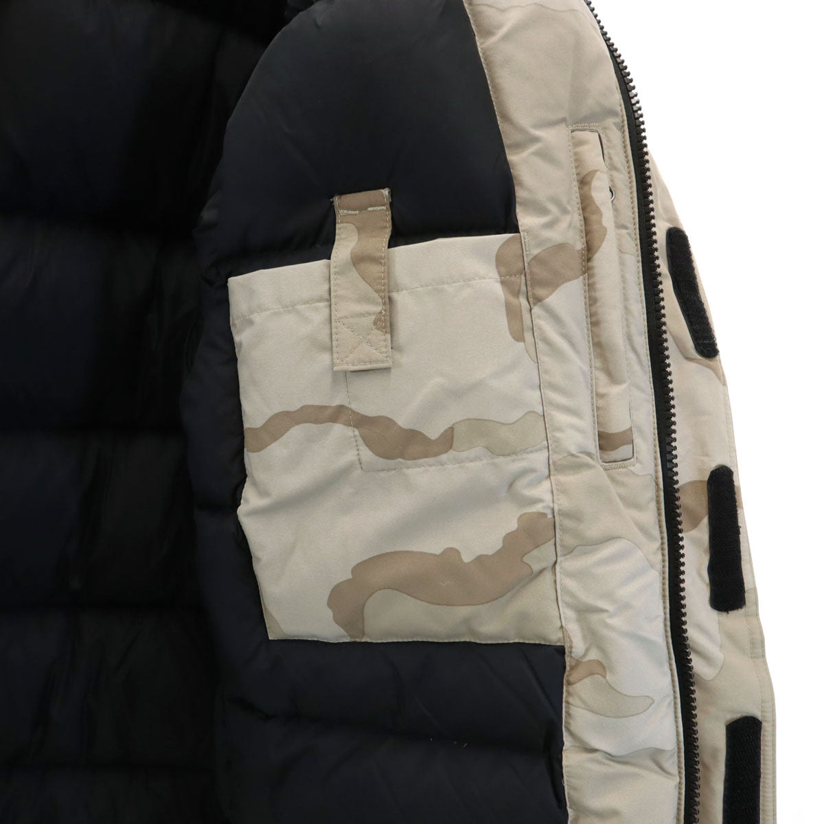 THE NORTH FACE ノースフェイス カモフラ柄 マクマード ダウンパーカー S グレージュ ND00492 アウトドア フィルパワー550 メンズ