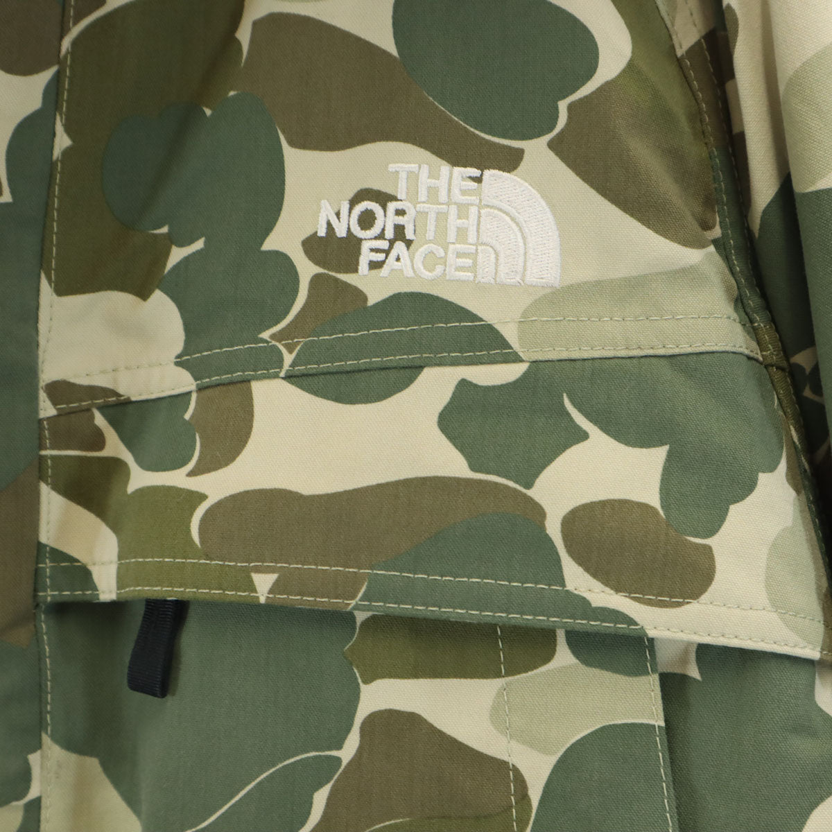 THE NORTH FACE ノースフェイス カモフラ柄 マクマード ダウンパーカー M ベージュ ND91310 アウトドア メンズ