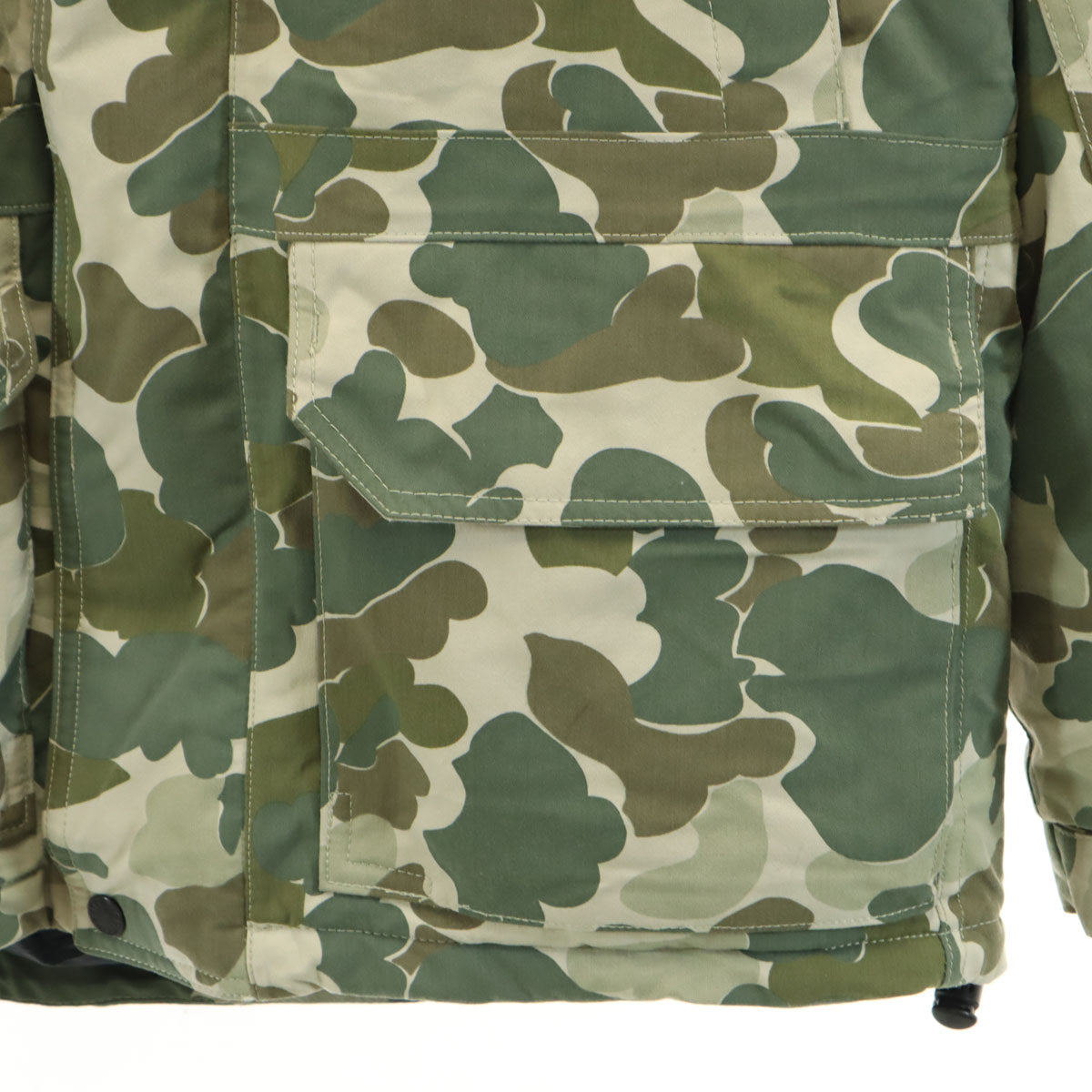 THE NORTH FACE ノースフェイス カモフラ柄 マクマード ダウンパーカー M ベージュ ND91310 アウトドア メンズ