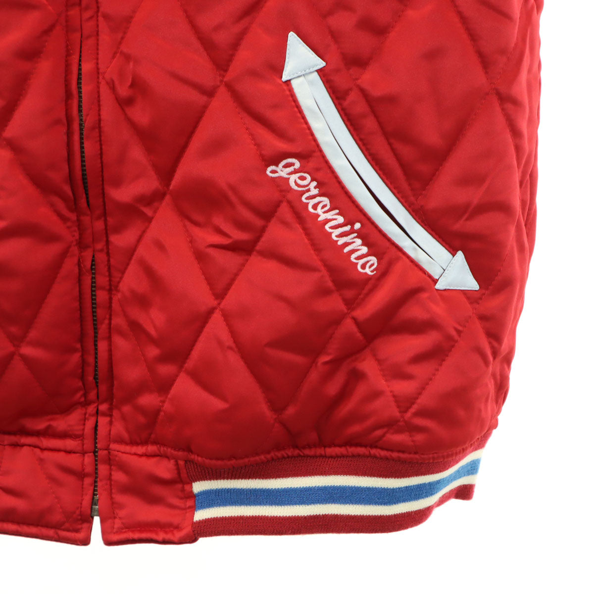 未使用 BILLVAN ビルバン キン肉マン コラボ テリーマン ジェロニモ リバーシブル スカジャン 42 レッド メンズ