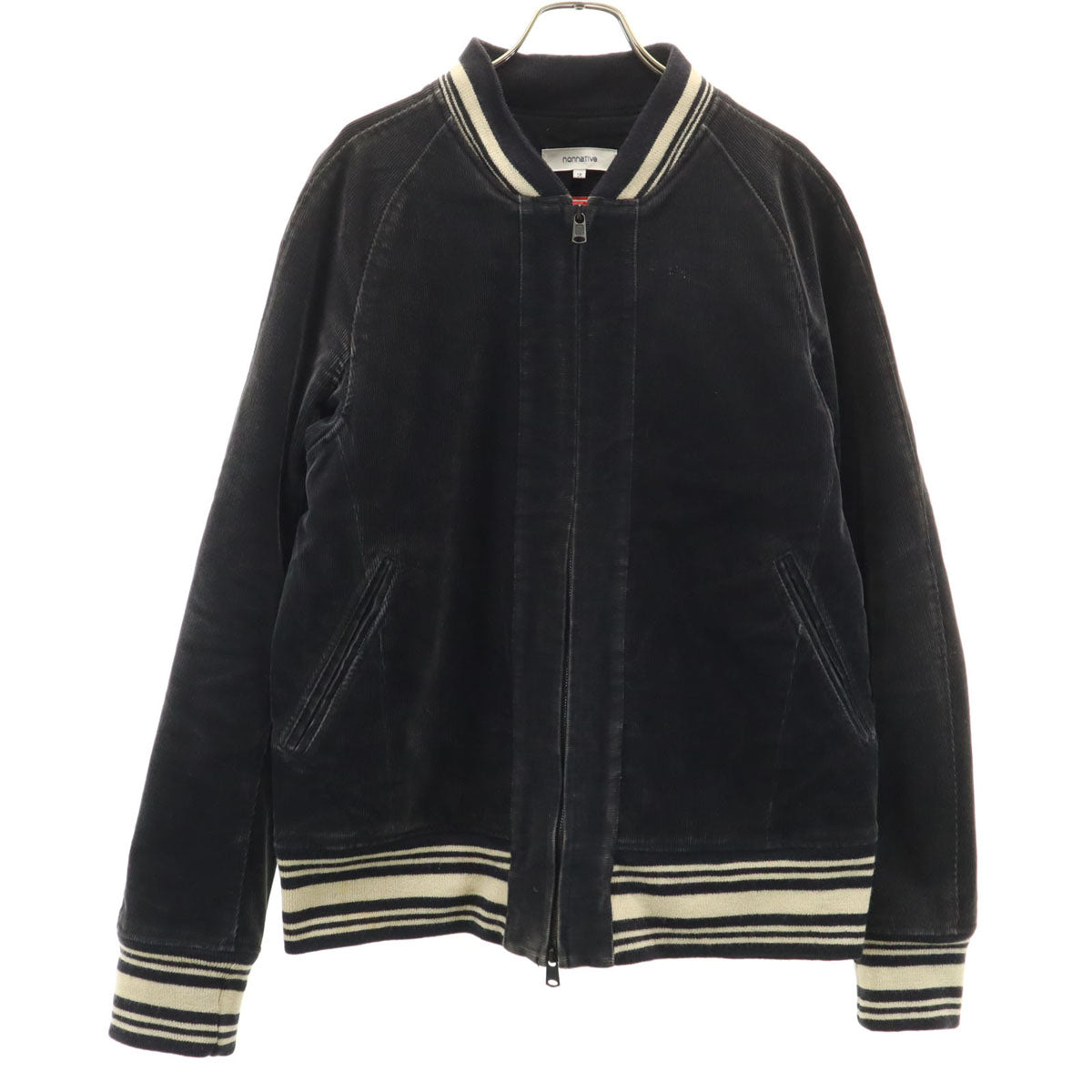 nonnative ノンネイティブ 日本製 コーデュロイ スチューデント ジャケット 2 ブラック系 中綿 ウインドストッパー メンズ