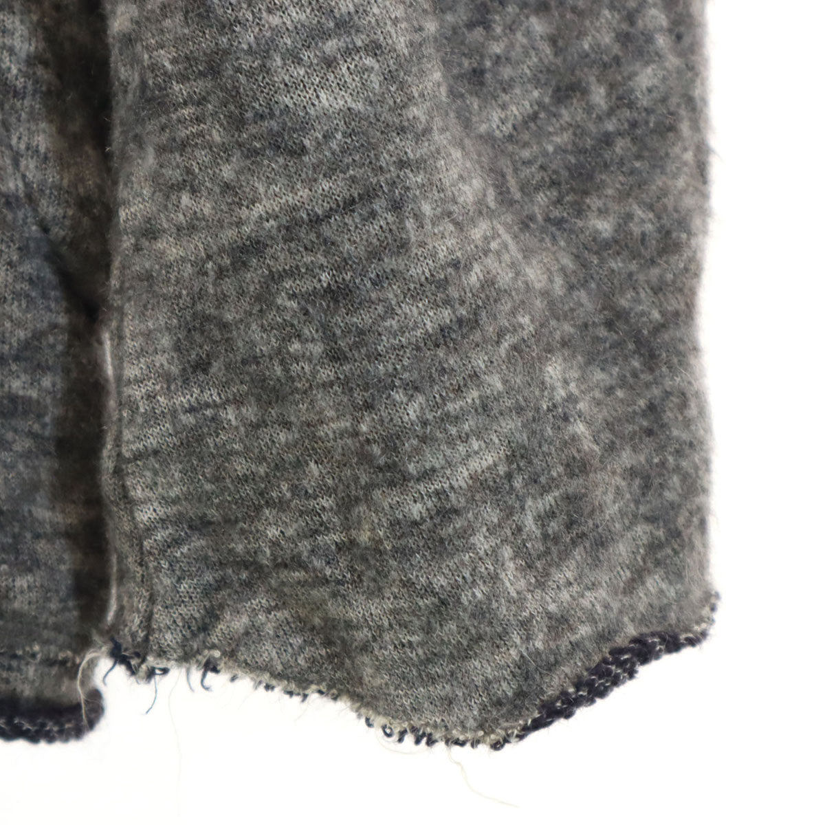 08sircus ゼロエイトサーカス モヘヤブレンド ニットジャケット 2/48 グレー メンズ