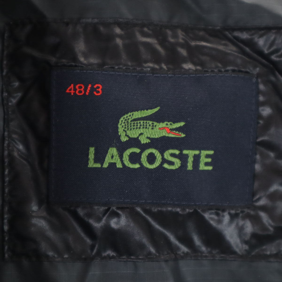 LACOSTE ラコステ ダウンジャケット 48/3 ブラック メンズ