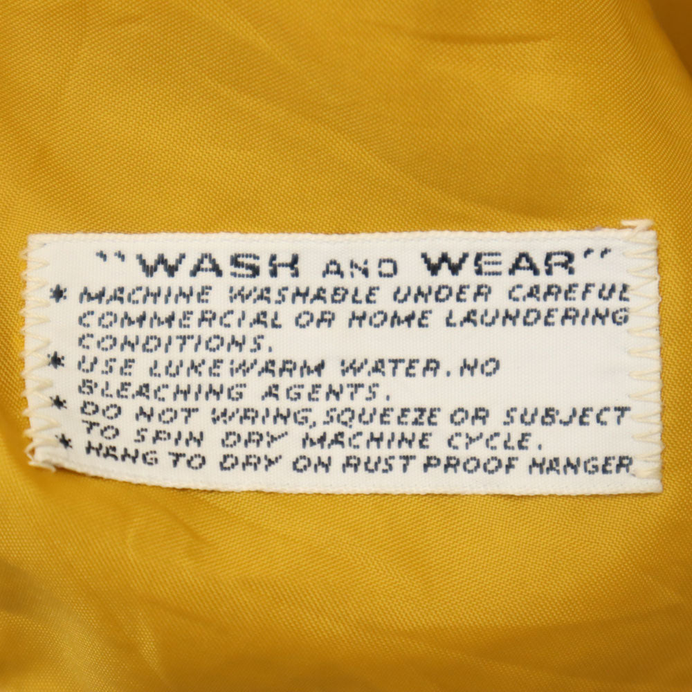 CAMPUS キャンパス 60s ヴィンテージ USA製 タロンジップ ジップアップ ジャケット 18 イエロー メンズ