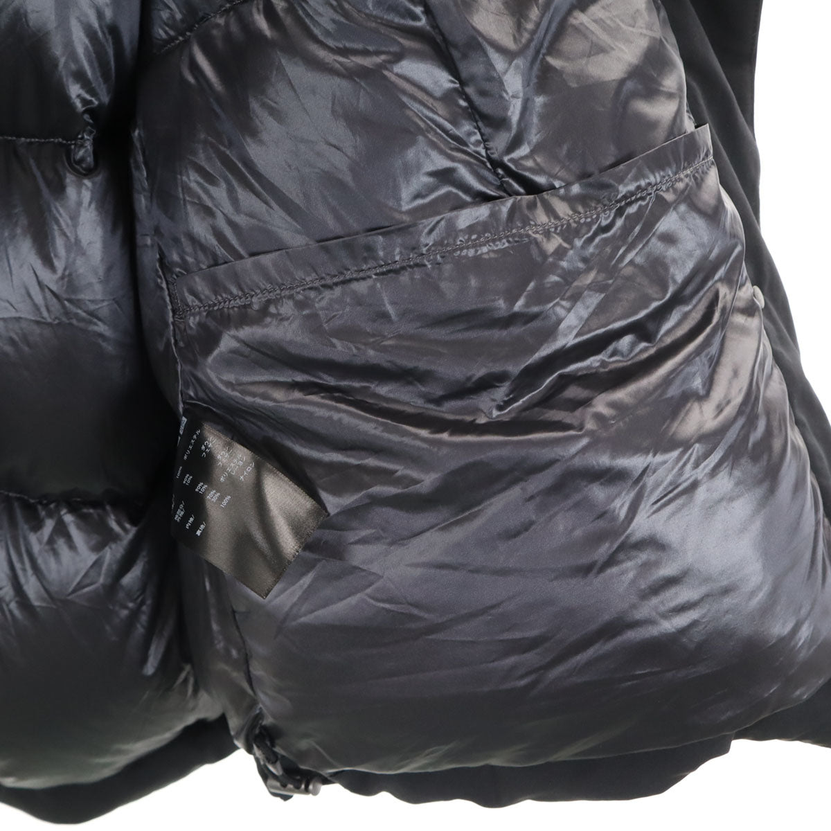 UNIQLO +J ユニクロ プラスジェイ ハイブリッド ダウンジャケット S ブラック レディース