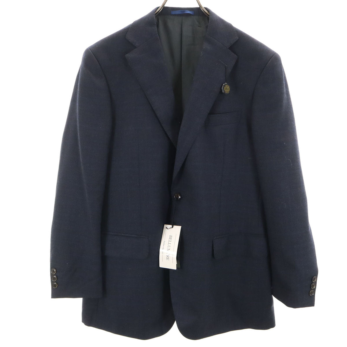 未使用 BELLUMORE ベルモーレ 日本製 テーラードジャケット AB5 ネイビー メンズ