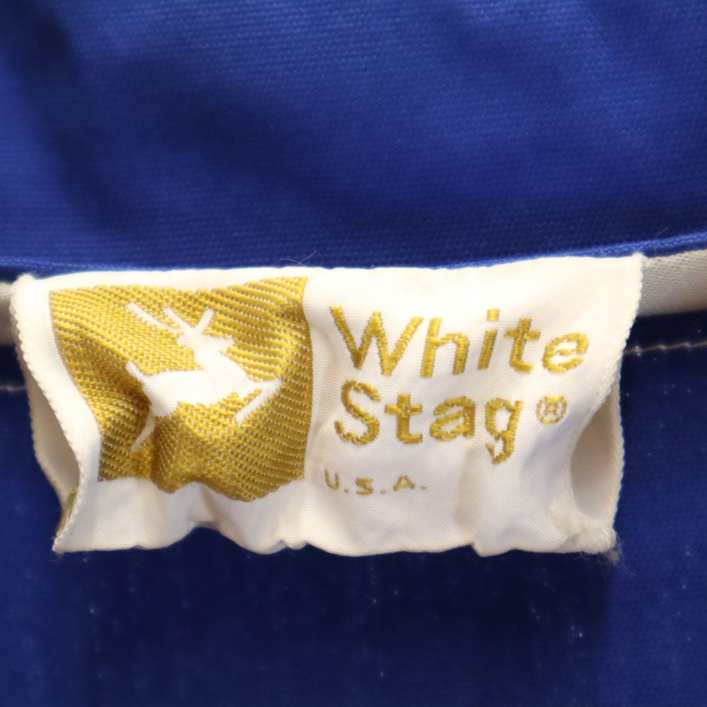 WHITE STAG ホワイトスタッグ 60s 70s ヴィンテージ USA製 タロンジップ ジップアップ ジャケット ブルー メンズ