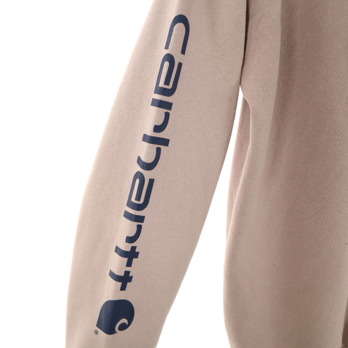 Carhartt カーハート 長袖 スウェットパーカー XS くすみピンク 裏起毛 プルオーバー メンズ