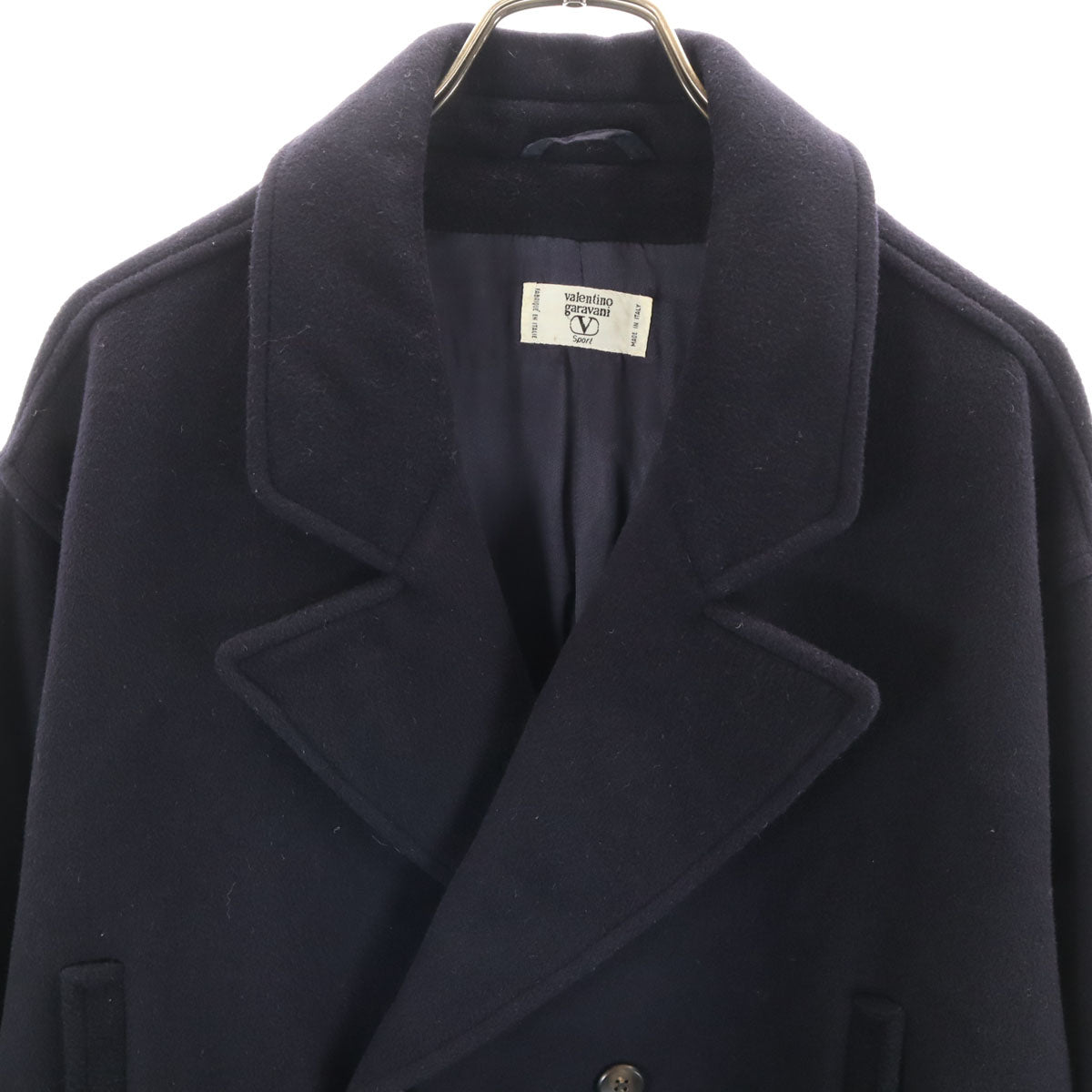 Valentino Garavani ヴァレンティノガラヴァーニ イタリア製 コート 50 ネイビー メンズ