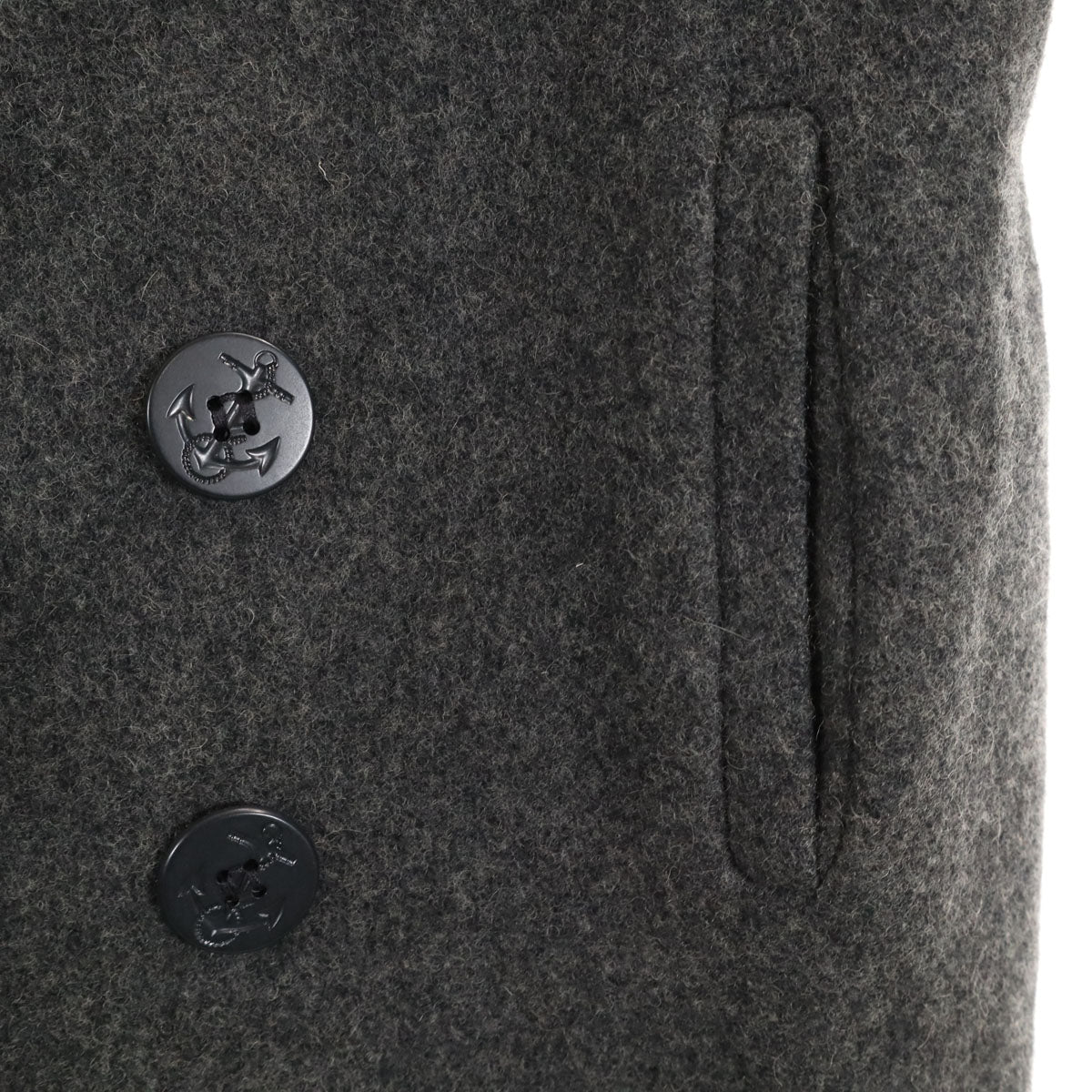 schott ショット USA製 ショート ピーコート 20 グレー U.S.740N メンズ