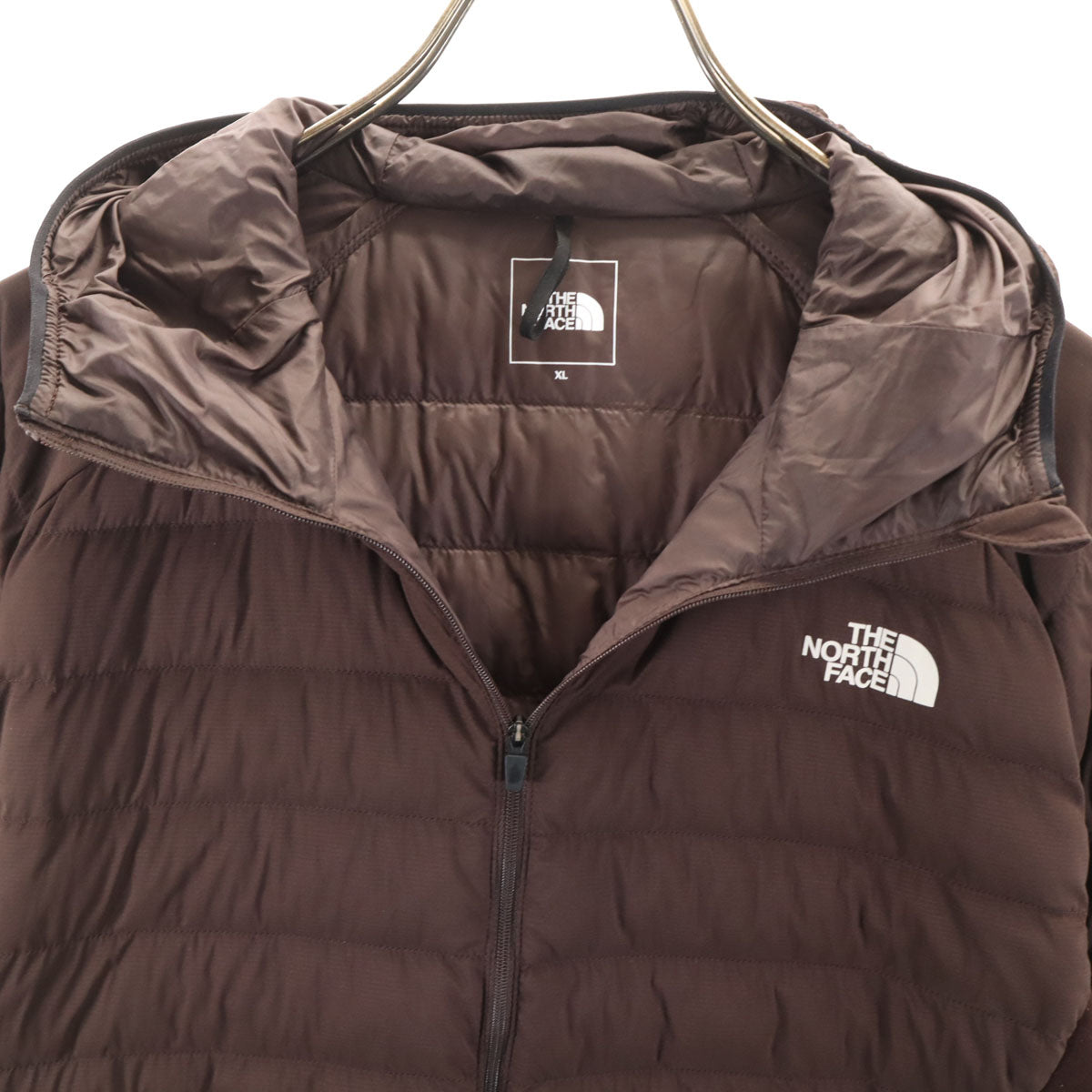 THE NORTH FACE ザノースフェイス ランニング レッドランフーディ 中綿ジャケット XL ブラウン メンズ