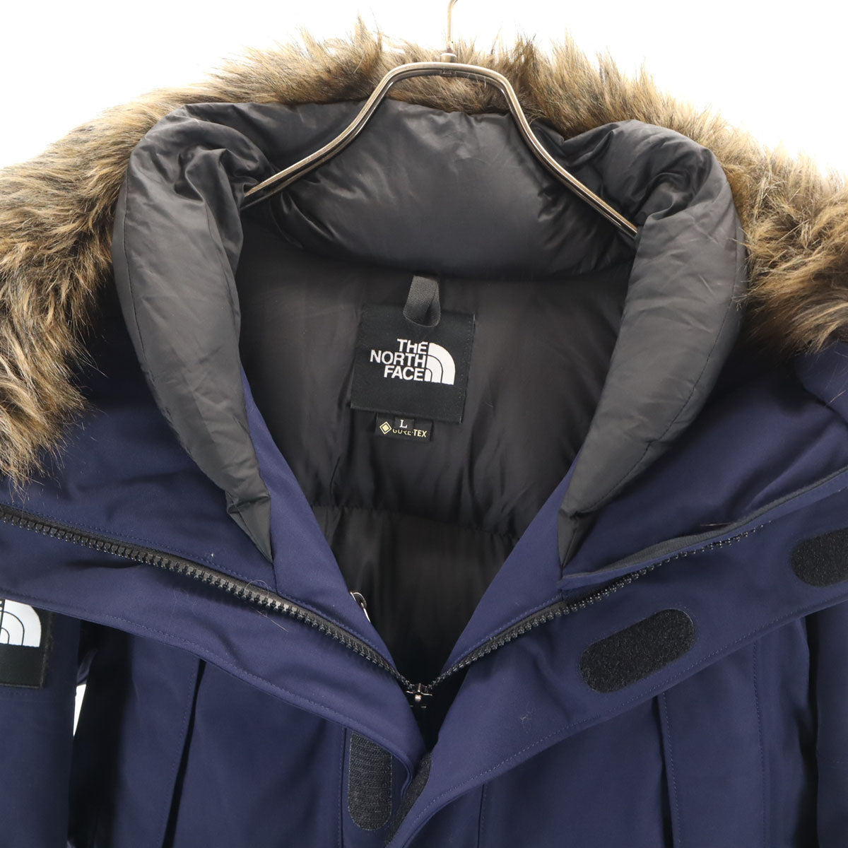 美品 THE NORTH FACE ノースフェイス 光電子 アンタークティカ ダウンパーカー L ネイビー ND92032 アウトドア メンズ