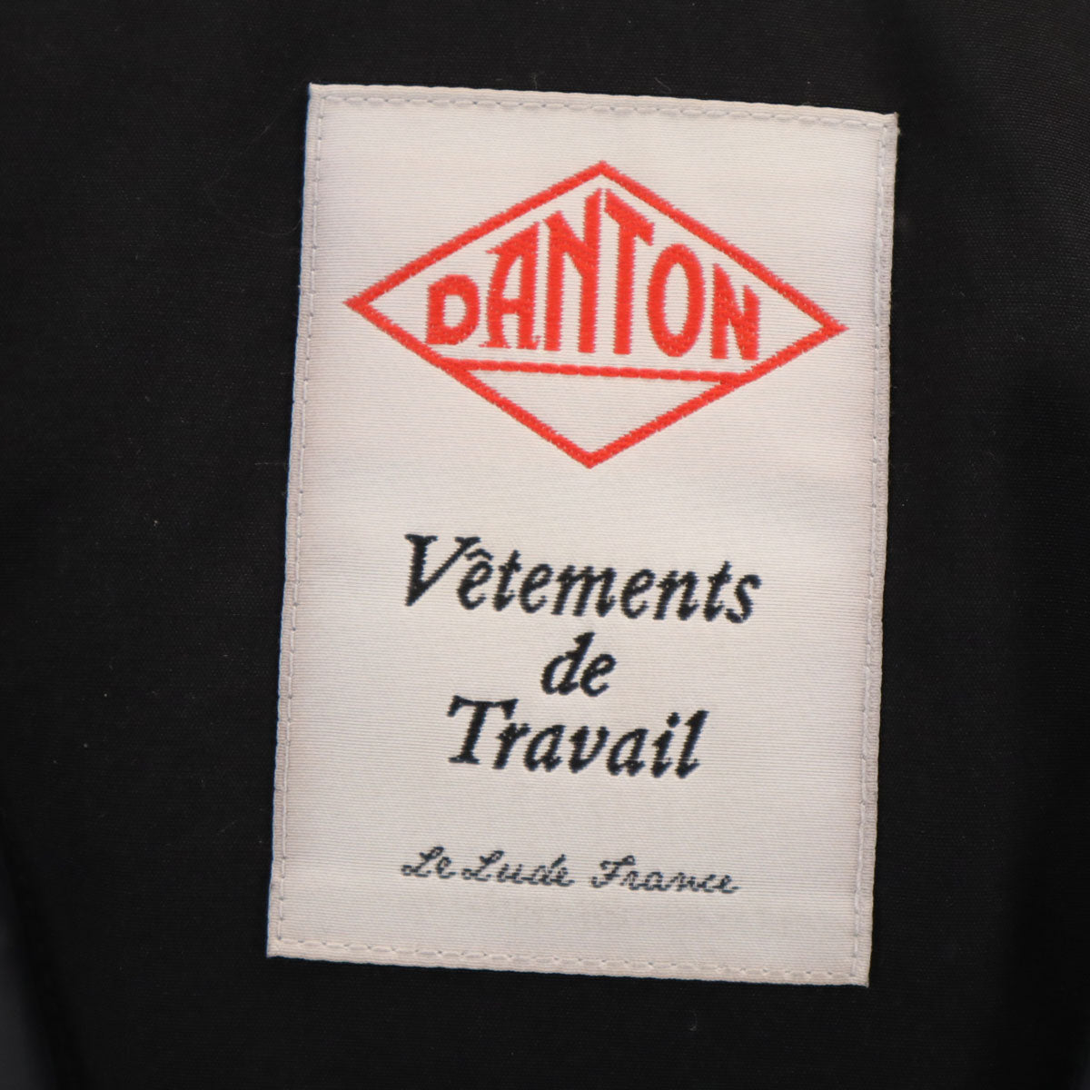 Danton ダントン フーデッド ダウンジャケット S ブラック メンズ