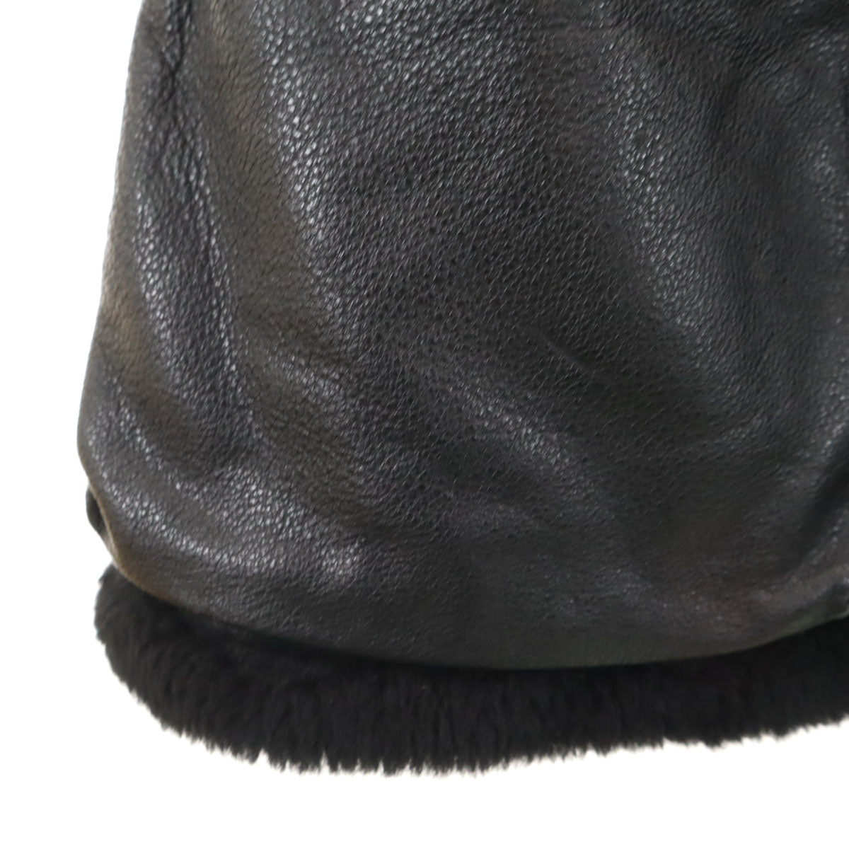 AVIREX アヴィレックス B-7 ムートン フライトジャケット M ブラック アラスカ メンズ