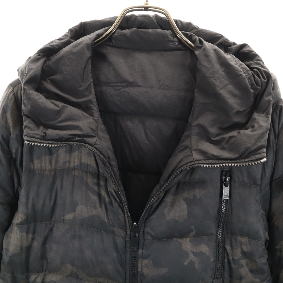 TATRAS タトラス ポーランド製 カモフラ ダウンジャケット 1 グレー系 リバーシブル メンズ