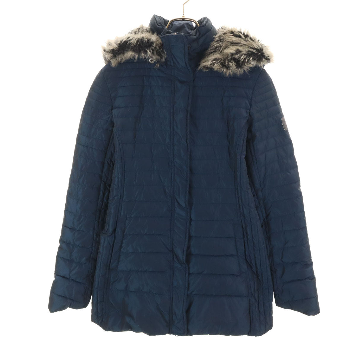 ARMANI JEANS アルマーニジーンズ 中綿ジャケット 40 ネイビー レディース